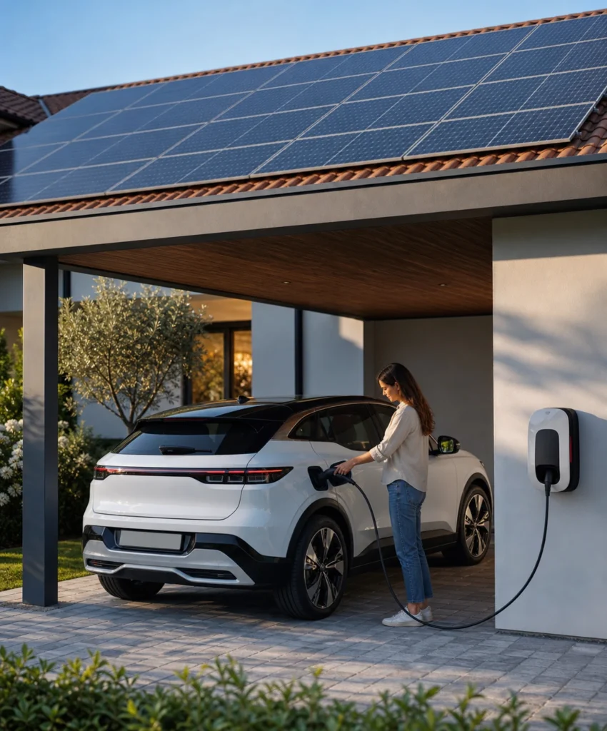Guida a colonnine e fotovoltaico