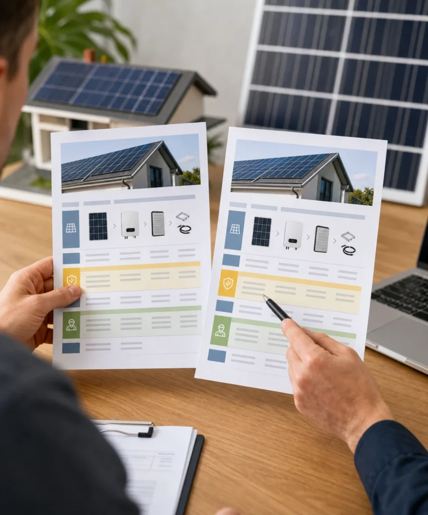 Guida alle voci del preventivo fotovoltaico